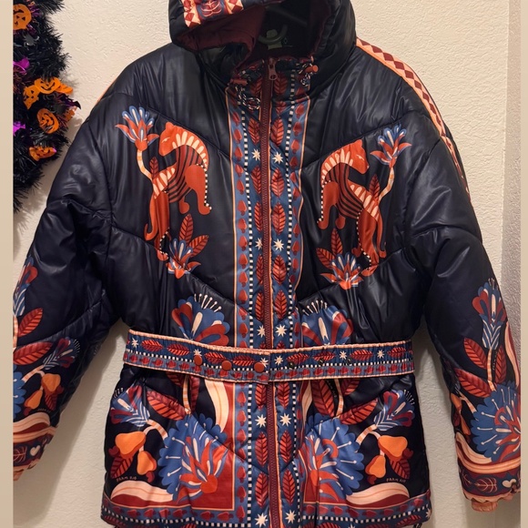 Farm Rio Reversible Puffer Jacket - Picture 1 of 6